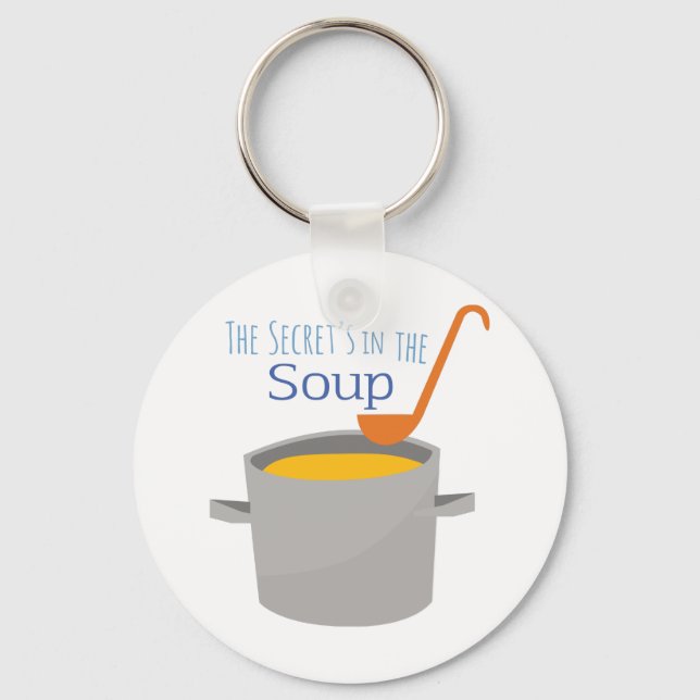 Geheimsuppe Schlüsselanhänger (Vorderseite)