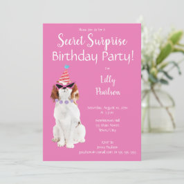 Geheimüberraschung Geburtstagsparty Funny Einladung