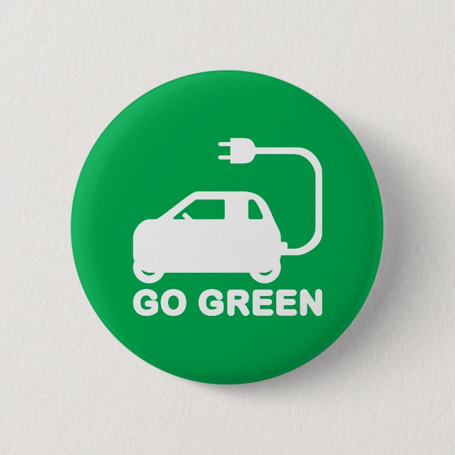 Gehen ~ Antriebs-elektrische Autos grüner Button (Vorderseite)