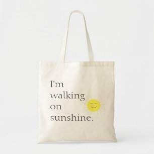 Gehen auf Sonnenschein-Tasche Tragetasche