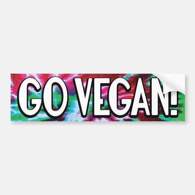 Gehen Autoaufkleber veganer (Vorne)