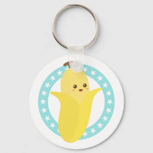 Gehen Bananen mit niedlicher Banane Schlüsselanhänger