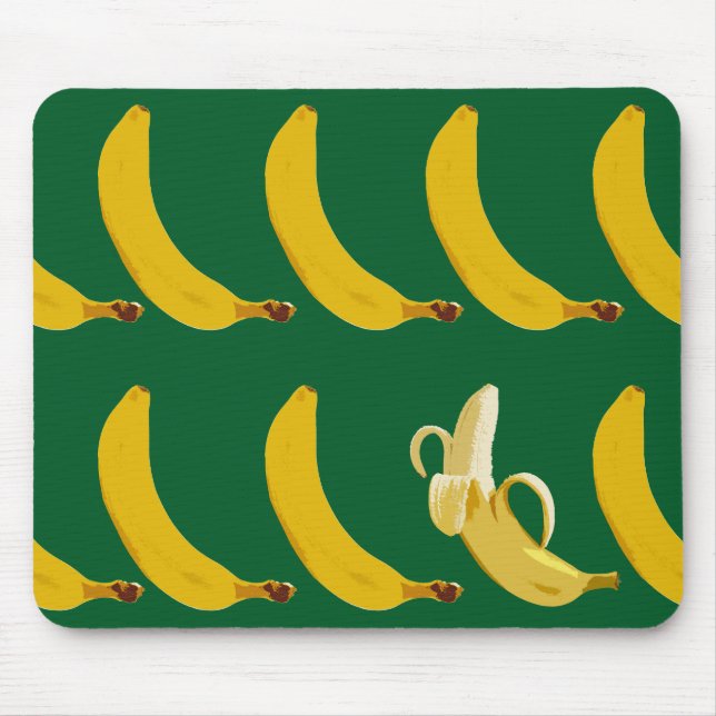 Gehen Bananen Mousepad (Vorne)