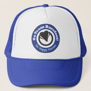 Gehen das barfüßigteam! Hut Truckerkappe
