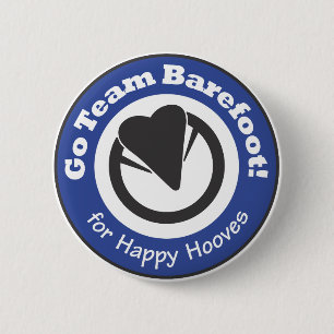 Gehen das barfüßigteam! Knopf Button