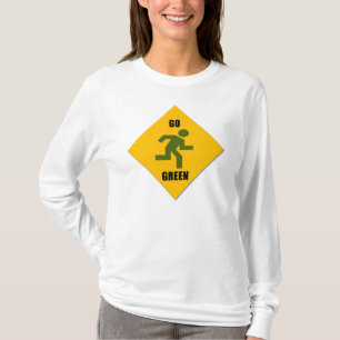 Gehen der Hoodie-Shirt Fußgängerzeichen-Frauen d T-Shirt