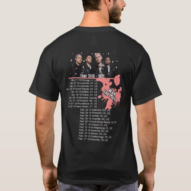 GEHEN DER MOND-AUSFLUG 2018 - 2019 T-Shirt (Rückseite)