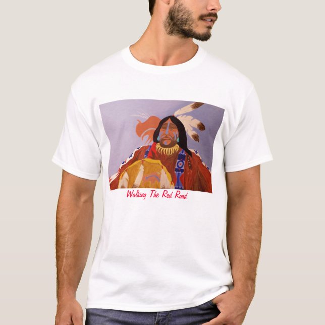 Gehen die rote Straße T-Shirt (Vorderseite)