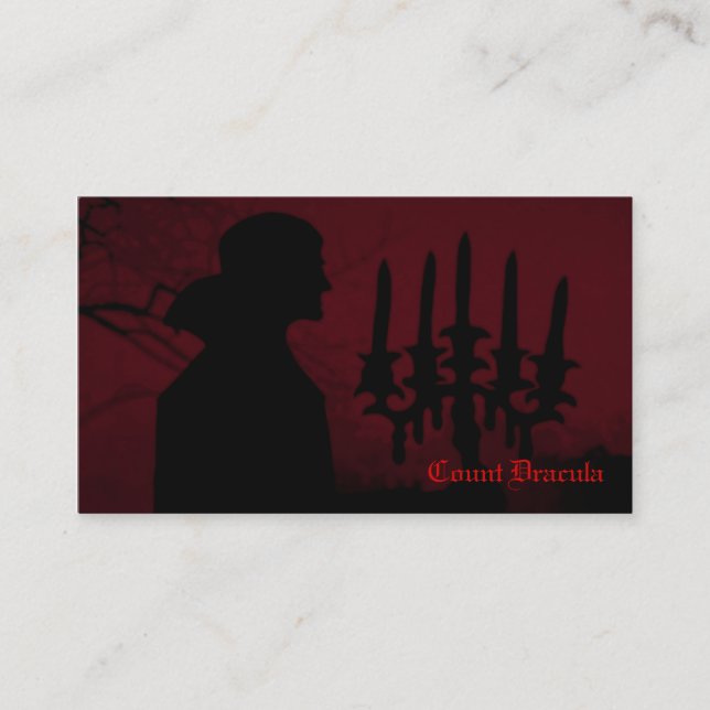 Gehen durch die Dorf-Visitenkarte Visitenkarte (Vorderseite)