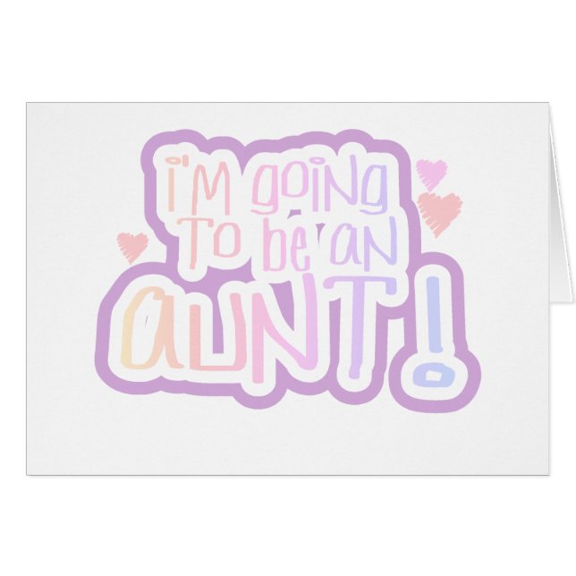 Gehen, eine Tante zu sein (Vorderseite (Horizontal))