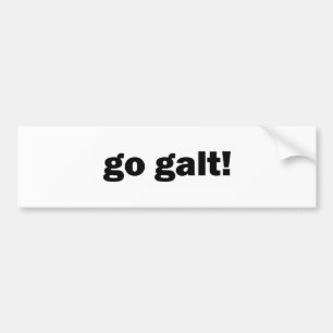 gehen galt! autoaufkleber