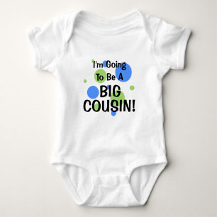 Gehen, großer Cousin zu sein! Baby Strampler