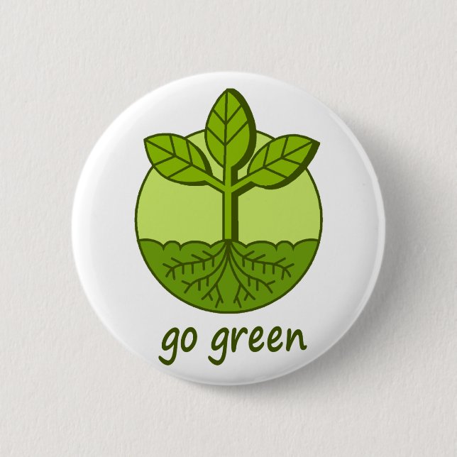 Gehen Grün Button (Vorderseite)