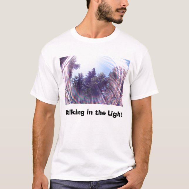 Gehen in das Licht T-Shirt (Vorderseite)