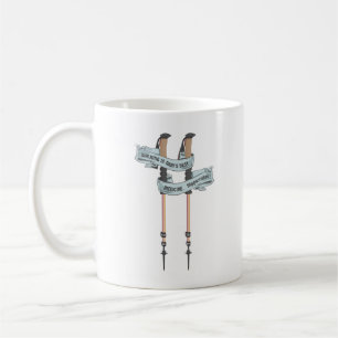 Gehen ist die beste Medizin Hippokrates Wandern Pu Kaffeetasse