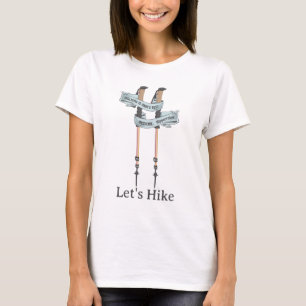 Gehen ist die beste Medizin Hippokrates Wandern Pu T-Shirt