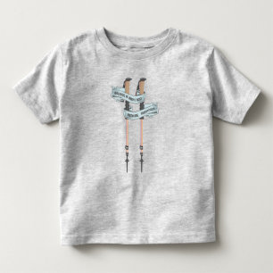 Gehen ist die beste Medizin Hippokrates Wanderung Kleinkind T-shirt