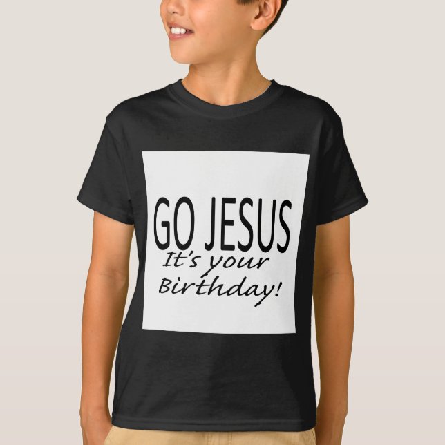 Gehen Jesus-WeihnachtsShirt T-Shirt (Vorderseite)