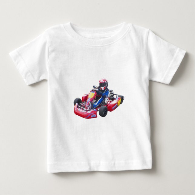 Gehen Kart Baby T-shirt (Vorderseite)