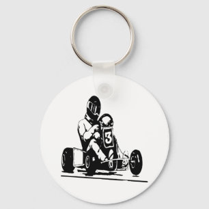 Gehen Kart Laufen Schlüsselanhänger