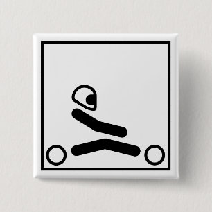 Gehen Kart Zahl Button