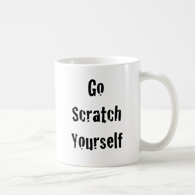 Gehen Kratzer sich Kaffeetasse (Rechts)