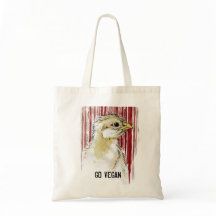 GEHEN Küken-Barcode-Tasche VEGANE