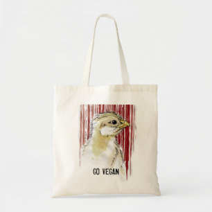 GEHEN Küken-Barcode-Tasche VEGANE Tragetasche