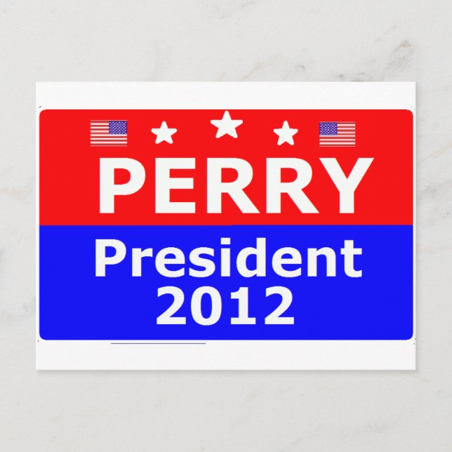 Gehen Perry 2012 Postkarte (Vorderseite)