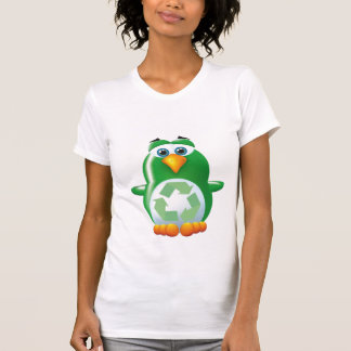 gehen Pinguin grüner T-Shirt