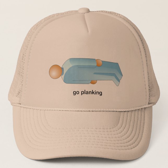 Gehen Planking Truckerkappe (Vorderseite)