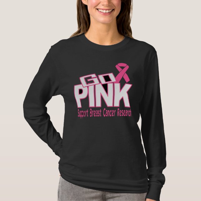 Gehen Rosa! T-Shirt (Vorderseite)