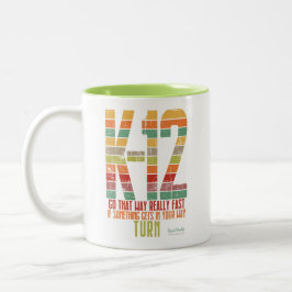 Gehen schnelles so wirklich… zweifarbige tasse