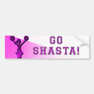 Gehen Shasta! Autoaufkleber