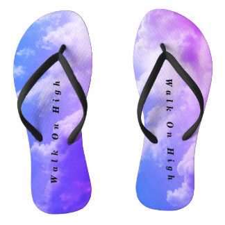 Gehen Sie auf Hochglanzplatten Flip Flops