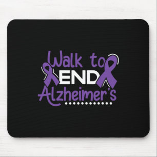 Gehen Sie Demenz-Krieger Lila Band Bewusstsein Mousepad
