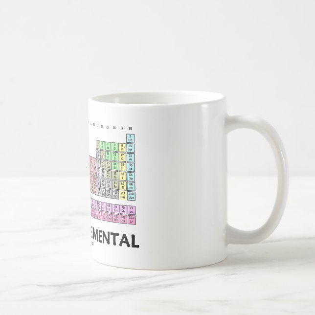 Gehen Sie einfach elementar (Periodensystem der Kaffeetasse (Rechts)