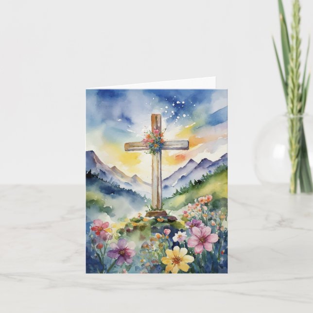 Gehen Sie Erzählen Sie es auf dem Berg, Christlich Karte (Vorderseite)