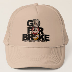gehen Sie für brach Pokerhut Truckerkappe