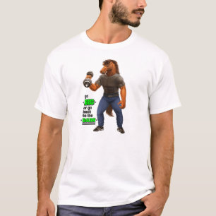 Gehen Sie groß oder gehen Sie zurück zum T-Shirt