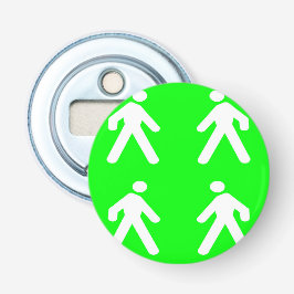 Gehen Sie im Grünen Flaschenöffner