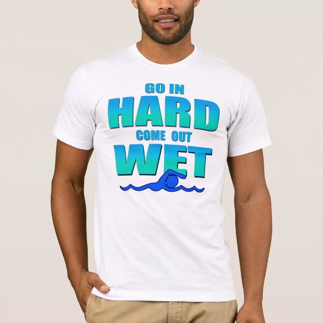 Gehen Sie in stark T-Shirt (Vorderseite)