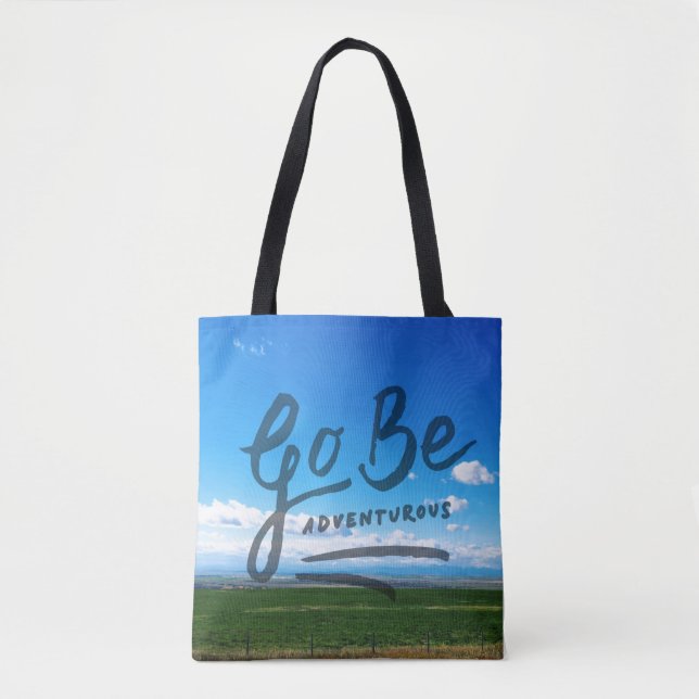Gehen Sie ist abenteuerlich Tasche (Vorderseite)