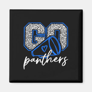 Gehen Sie Jubel Panther Schule Sport Name Geist Zu Magnet