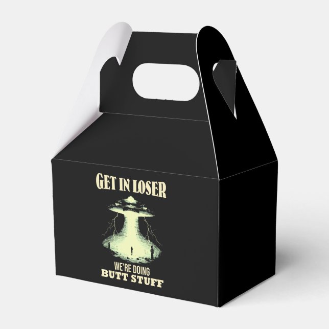 Gehen Sie locker - wir machen Hintern. Geschenkschachtel (Vorderseite)