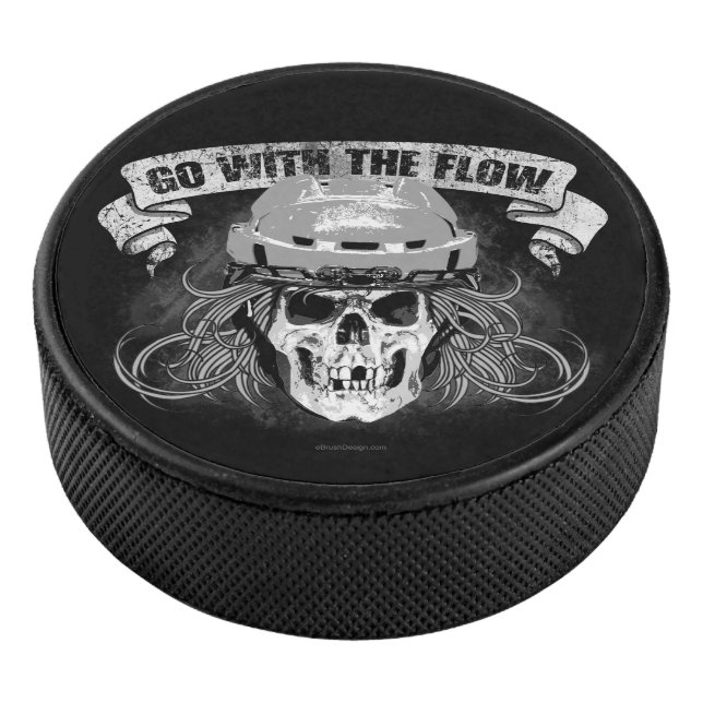 Gehen Sie mit dem Flow (Hockeyhaar) Eishockey Puck (3/4)