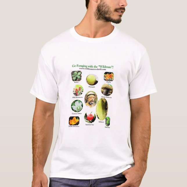 Gehen Sie, mit dem "Wildman " herumzusuchen T-Shirt (Vorderseite)