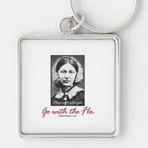 Gehen Sie mit Florence Nightingale Schlüsselanhänger
