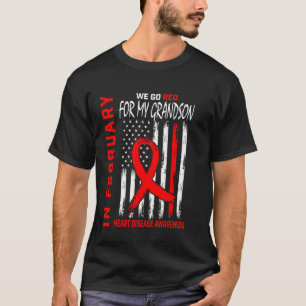 Gehen Sie Rot Für Mein Enkelkind Herzkrankheit Bew T-Shirt
