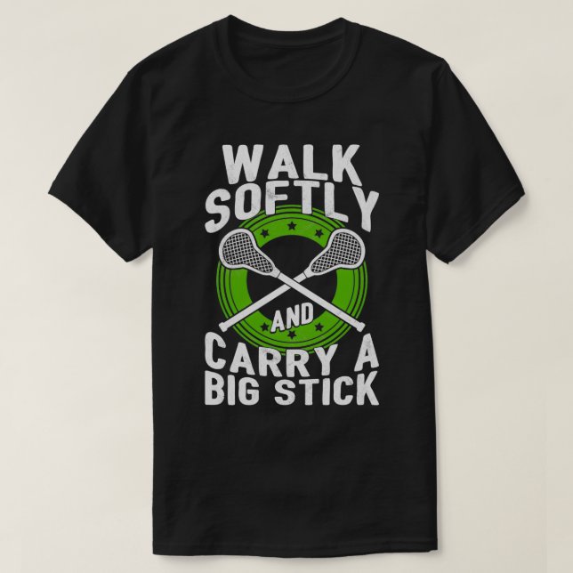 Gehen Sie ruhig und tragen Sie einen großen, hekti T-Shirt (Design vorne)